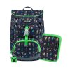 Školní set Baagl Minecraft – lehký batoh Airy pro 1. třídu + jednopatrový penál (2dílný)