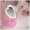 Kosmetické zrcátko Top Model – srdíčko s LED osvětlením 3