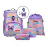 Školní aktovka Step by Step Cloud FLASH Butterfly Luna – 5dílný set, AGR certifikát 5