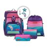 Školní aktovka Step by Step Cloud OCEAN Dolphin Lana – 5dílný set, AGR certifikát 3