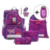 Školní aktovka Step by Step SPACE SHINE Butterfly Night Ina – 5dílný set, AGR certifikát