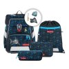 Školní aktovka Step by Step SPACE SHINE Shark Dexter – 5dílný set, AGR certifikát 4