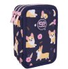 Třípatrový školní penál CoolPack Jumper Elisabeth – vybavený
