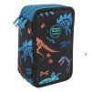 Třípatrový školní penál CoolPack Jumper Fossil – vybavený