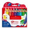 Pastelky Faber-Castell Grippy – sada 16 barev (jumbo)