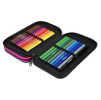 Školní penál CoolPack Jumper 2 zipy Kapybara Music – vybavený 2