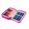 Školní penál 2 zipy CoolPack Jumper Hello Kitty Pink 2 vybavený 2
