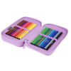 Školní penál 2 zipy CoolPack Jumper Seafish vybavený 2