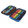 Školní penál 2 zipy CoolPack Jumper T-Rex vybavený 1