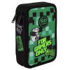 Školní penál 2 zipy CoolPack Jumper Game Zone vybavený