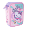 Penál 3 zipy CoolPack Jumper Hello Kitty Pink 1 – vybavený