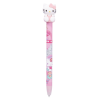 Gumovací pero Hello Kitty s figurkou TWIST 0,7 mm – modrá náplň 4