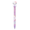Gumovací pero Hello Kitty s figurkou TWIST 0,7 mm – modrá náplň 5