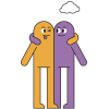 Gumovací pera Pilot FriXion Ball Friends LTD 0.7 Cloud – sada 2 ks 6