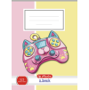 Sešit A5 linkovaný 523 Herlitz Gamepad Cat – 20 listů