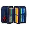 Školní penál Ergobag Maxi Pencil Case UnBearwater s výbavou 1