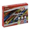 Temperové barvy Koh-i-noor 6×10 ml – základní sada pro školáky i malíře