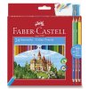 Pastelky Faber-Castell 24+6 barev s ořezávátkem