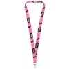 privesek na klice dlouhy lanyard ruzovy 9