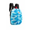 Zipit Shell batoh Blue triangles