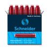 Inkoustové bombičky Schneider – 6 ks červené