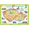 Dětská mapa - A3 - Mapa světa / Cestujeme po České republice
