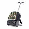 Školní a cestovní batoh na kolečkách Nikidom Roller UP XL Butterfly camo (27 l)