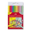 Dětské fixy Faber-Castell Grip Neon a Pastel – 10 barev