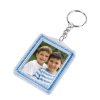 Hama přívěsek na klíče s fotkou Glimmer – tyrkysový, třpytkový rámeček