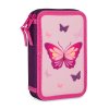 Penál do školy dvoupatrový prázdný Motýl