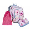 Lehoučký batoh Topgal s motýly ENDY 24002 SET MEDIUM