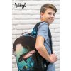 Školní batoh Baagl Earth Žralok by Lukero – ultralehký, recyklovaný, 15" notebook 13