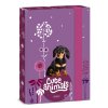 Ars Una box na sešity A5 – Cute Animals – štěně | Roztomilá ochrana sešitů