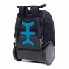 Školní a cestovní batoh na kolečkách Nikidom Roller UP XL Wild Fire (27 l), Černý