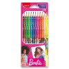 Trojhranné pastelky Maped Barbie – 12 barev
