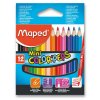 Pastelky Maped Color'Peps Mini – sada 12 barev