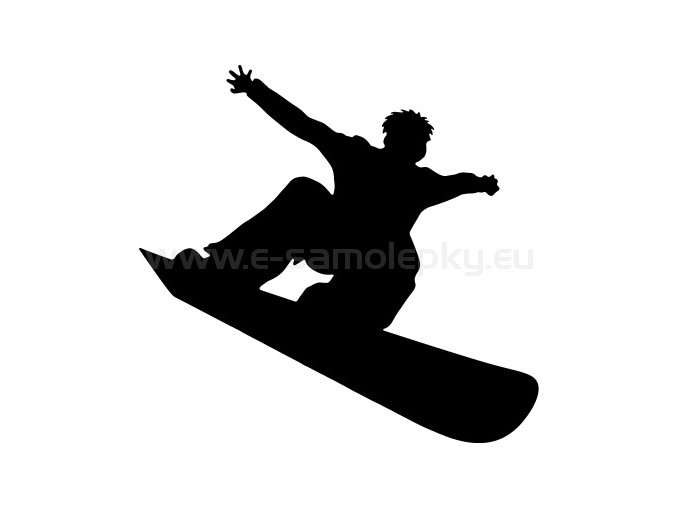 Samolepka - Snowboardista 11