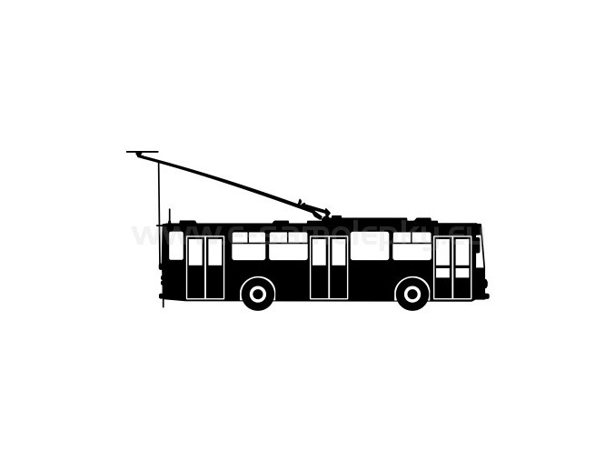 Samolepka - Trolejbus 14Tr