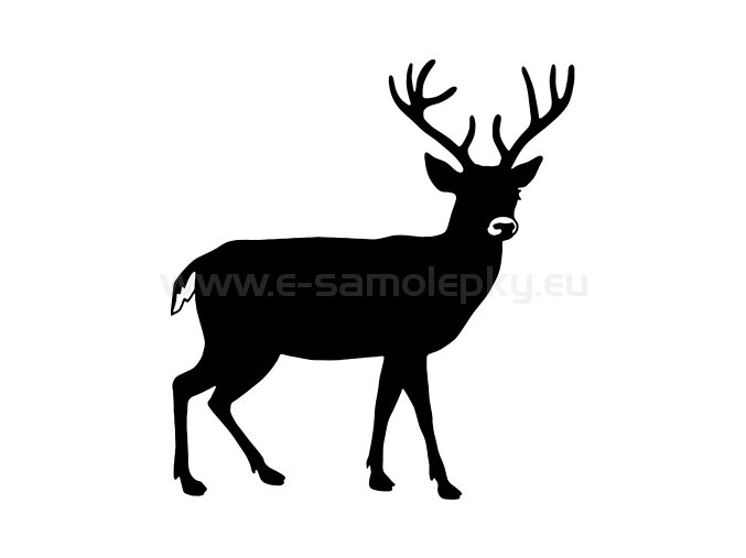 Samolepka - Jelen 06