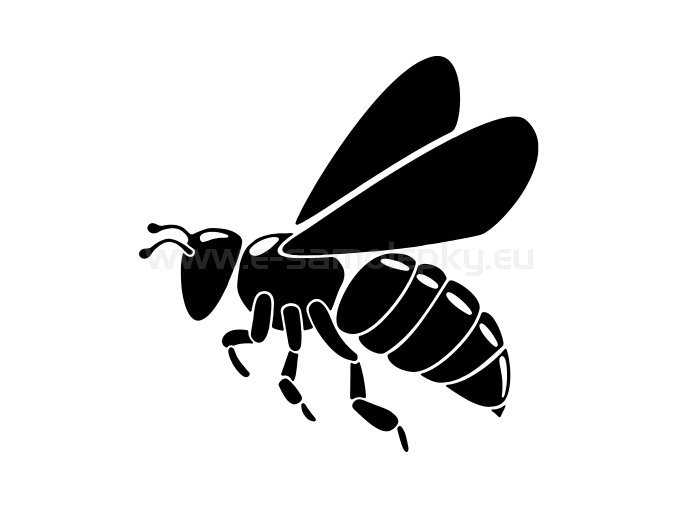 Samolepka - Včela