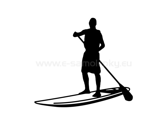 Samolepka - Paddleboarding 02