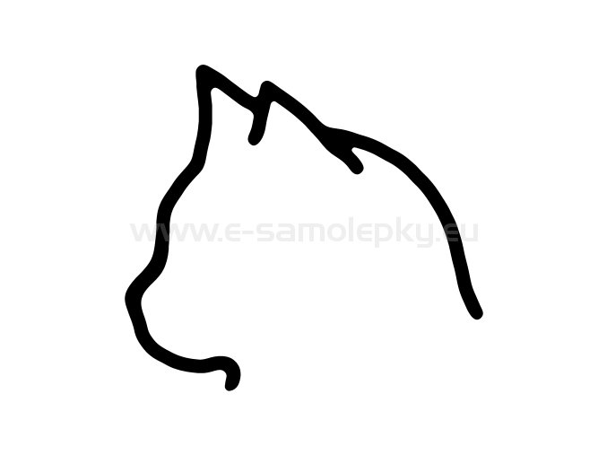 Samolepka - Kočka 23