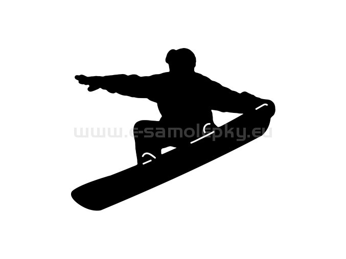 Samolepka - Snowboardista 13