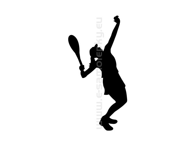 Samolepka - Tenistka 07