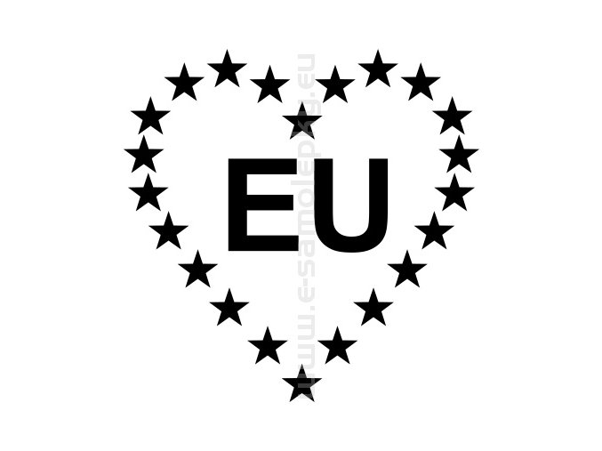 Samolepka - EU mám rád
