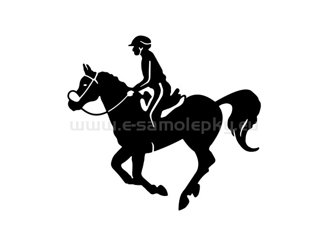 Samolepka - Kůň 49