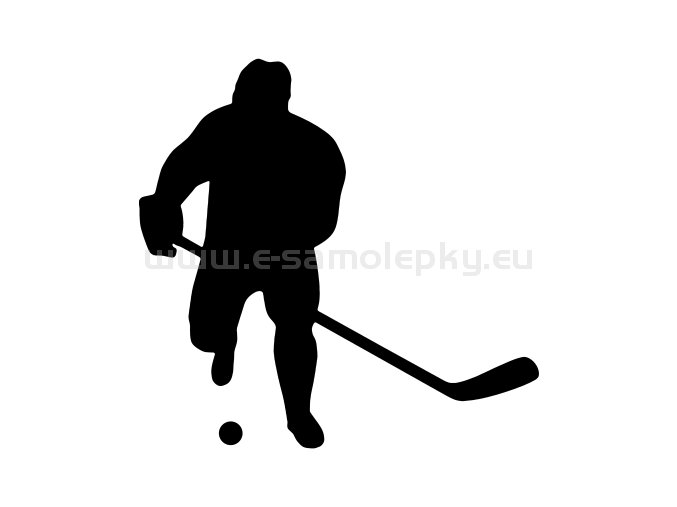 Samolepka - Hokejbalista 03