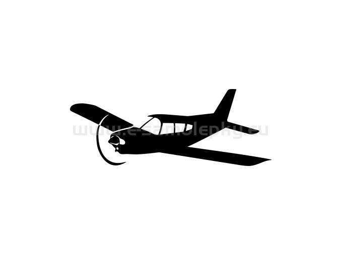 Samolepka - Letadlo Piper PA 28