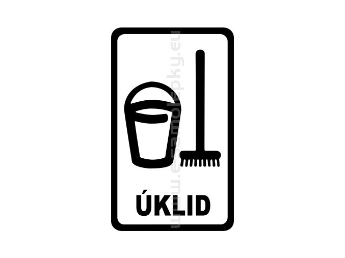 Samolepka - Úklid