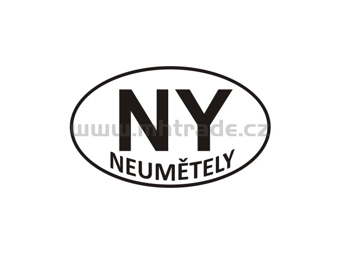 Samolepka PZ NY Neumetely